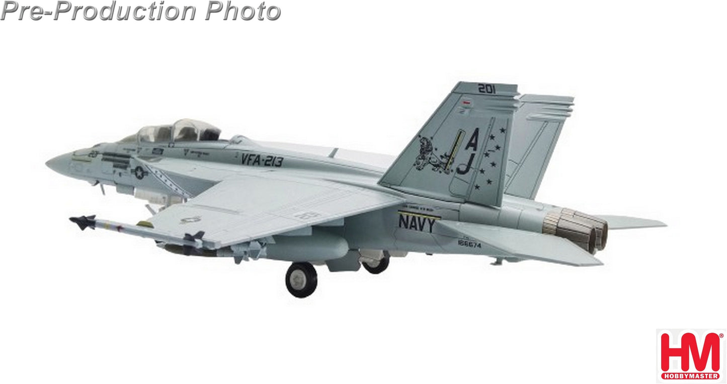 Hobby Master HA5119 1:72 F/A-18F Super Hornet 166674, VFA-213, USS George H W Bush "Operation Inherent Resolve 2017"