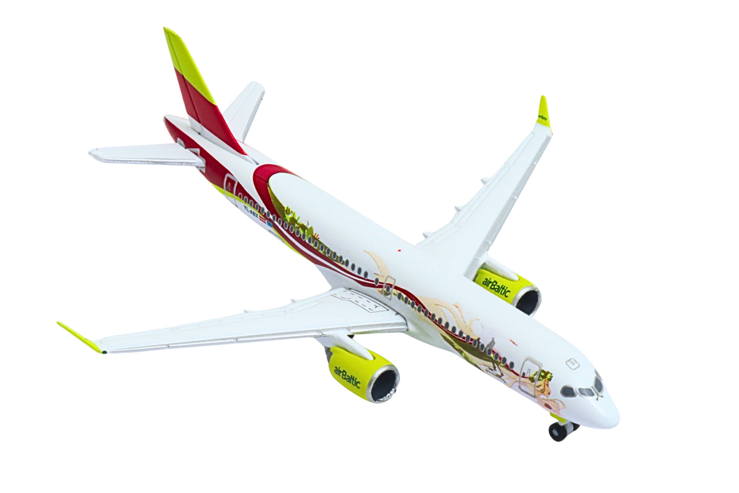 Herpa Wings 538268 1:500 Air Baltic (Latvia)  A220-300 50TH A220