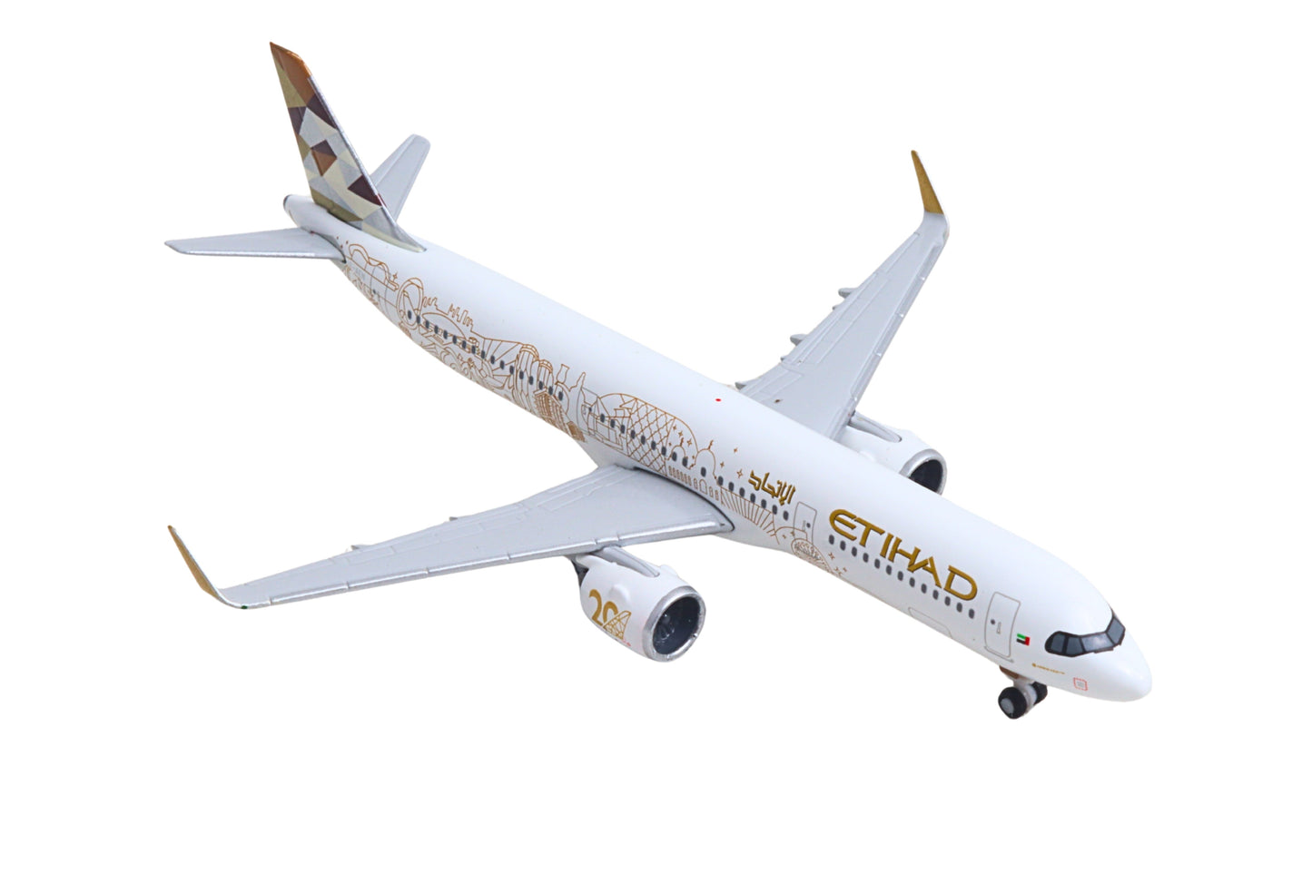 Herpa Wings 538473 1:500 Etihad Airways (Abu Dhabi)  A321NEO 20TH ANNIVERSARY