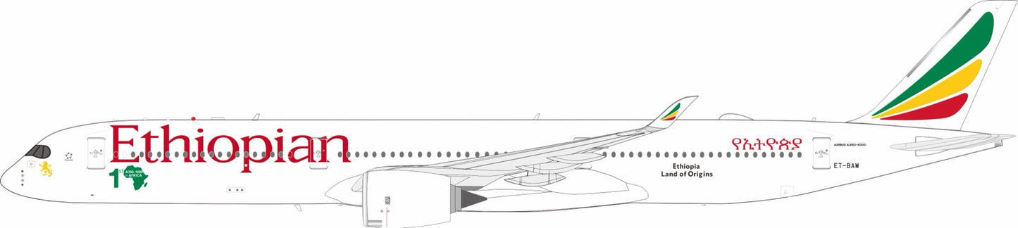 Pre-Order InFlight200 IF35XET0826 1:200 Ethiopian A350-1000 ET-BAW