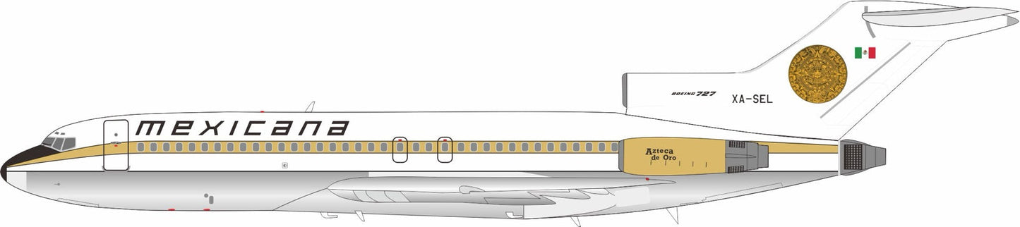 Pre-Order InFlight200 IF721MX0326P 1:200 Mexicana Boeing 727-64 XA-SEL