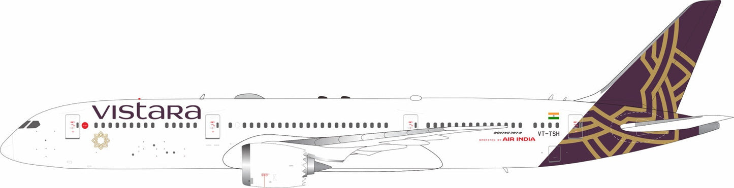 Pre-Order InFlight200 IF789UK0926 1:200 AIR INDIA VISTARA 787-9 VT-TSH
