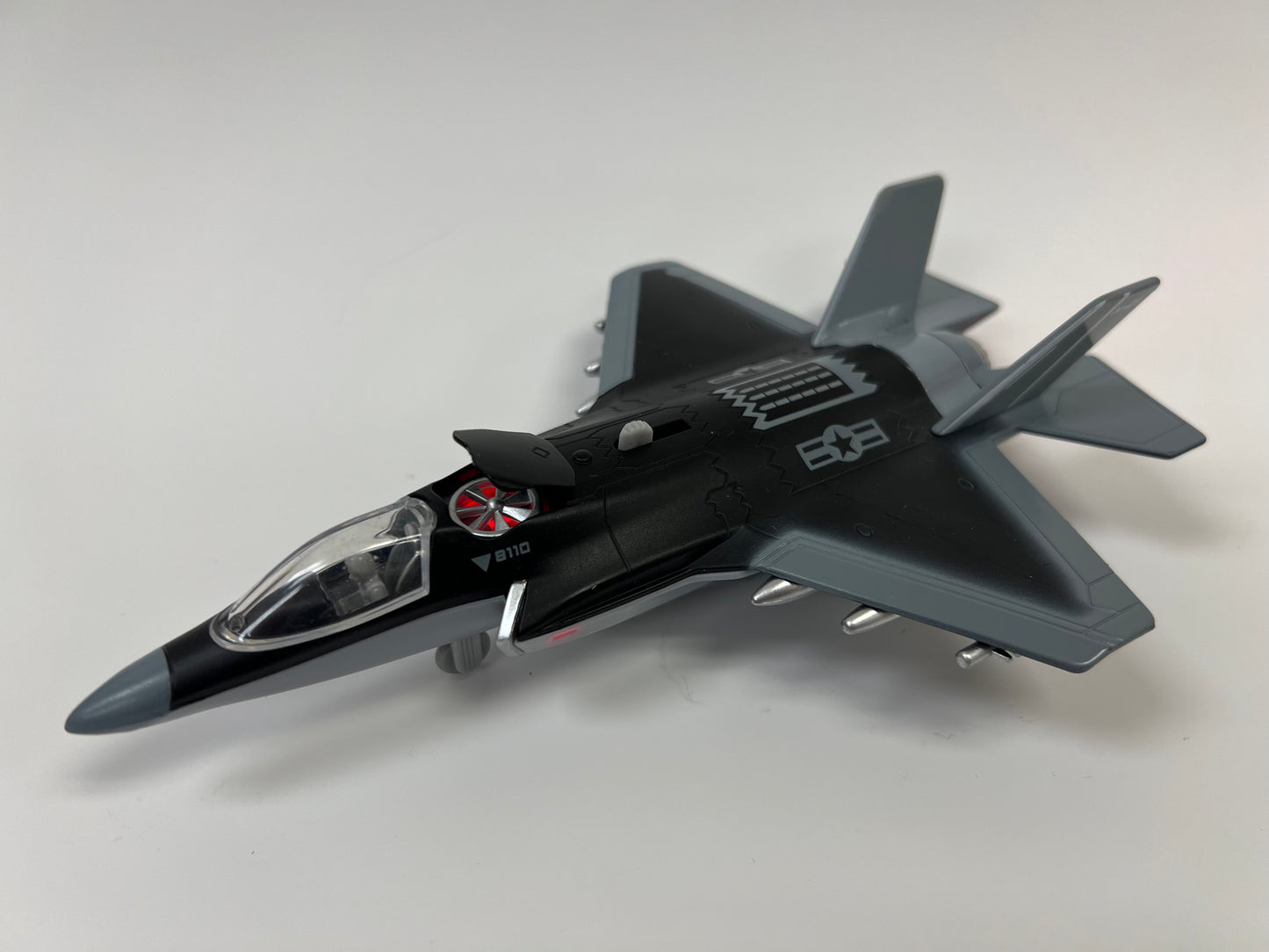 Diecast Pull - Back Toy F - 35 Lightning II W/Sound