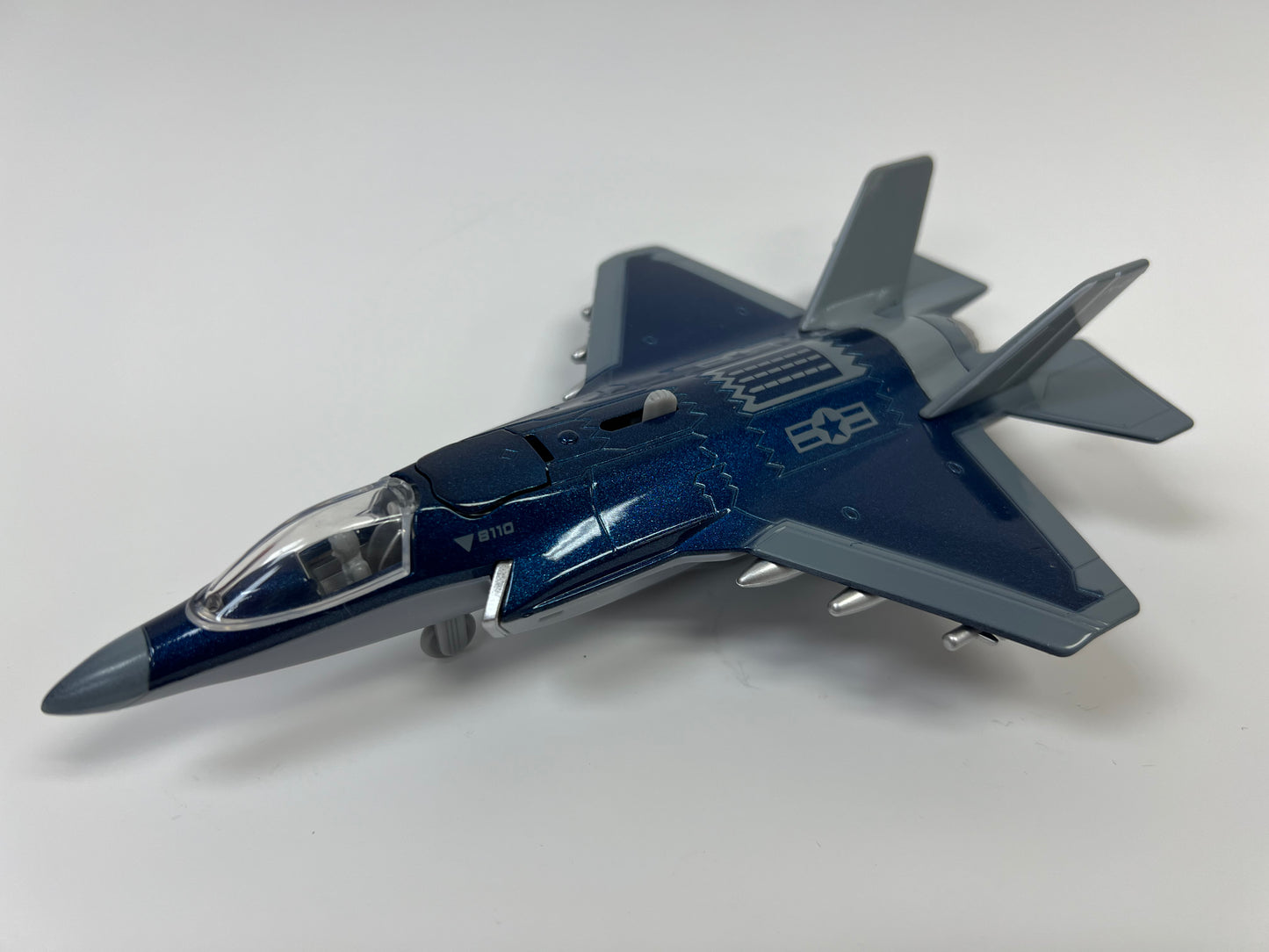 Diecast Pull - Back Toy F - 35 Lightning II W/Sound