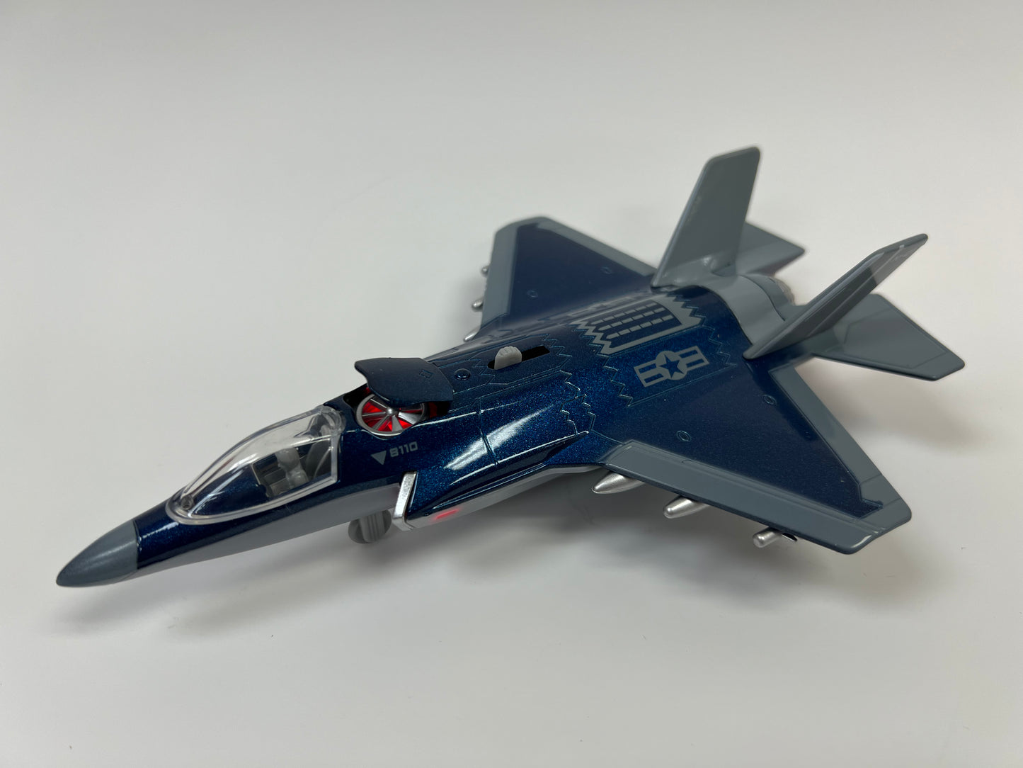 Diecast Pull - Back Toy F - 35 Lightning II W/Sound
