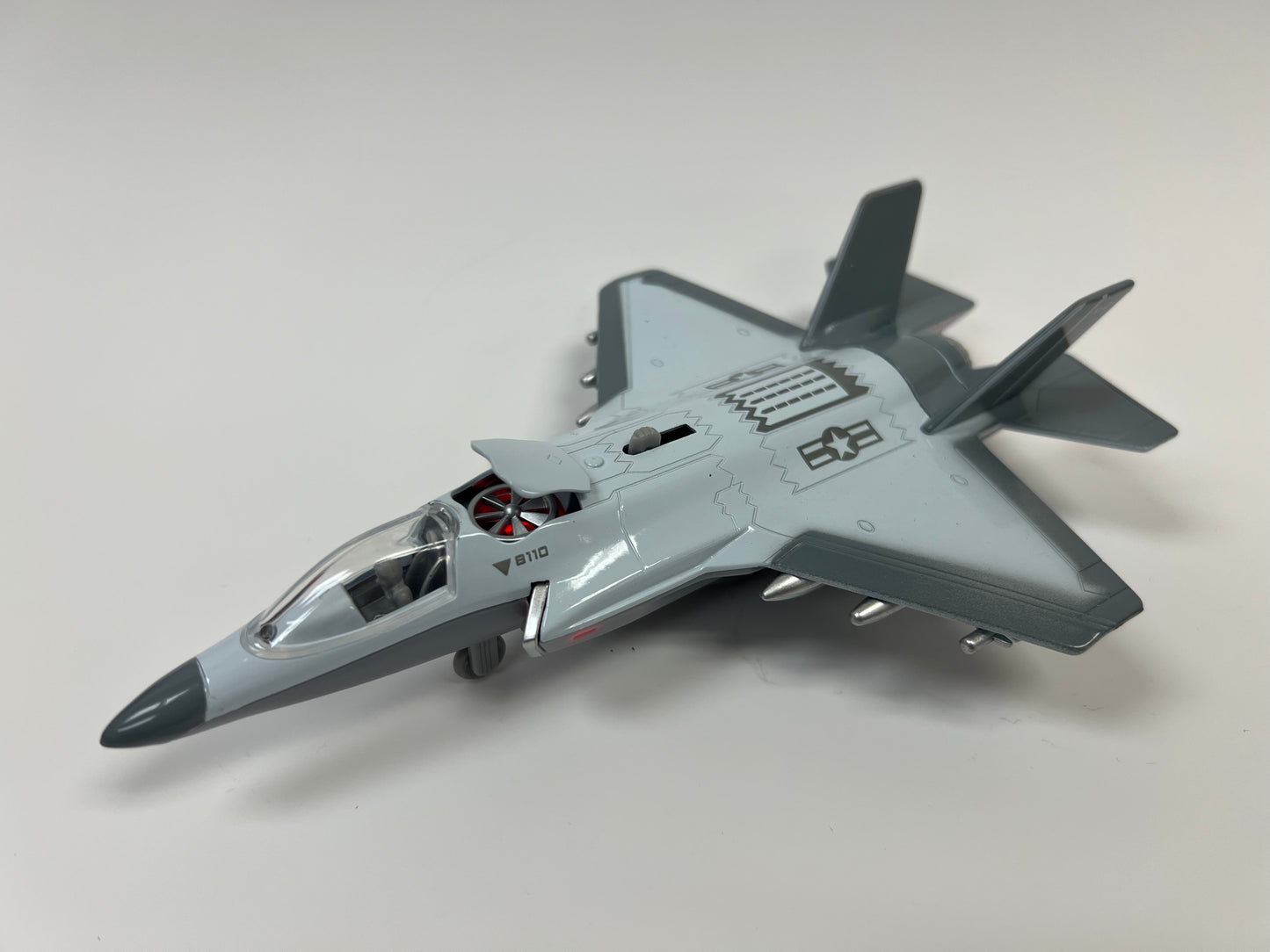 Diecast Pull - Back Toy F - 35 Lightning II W/Sound