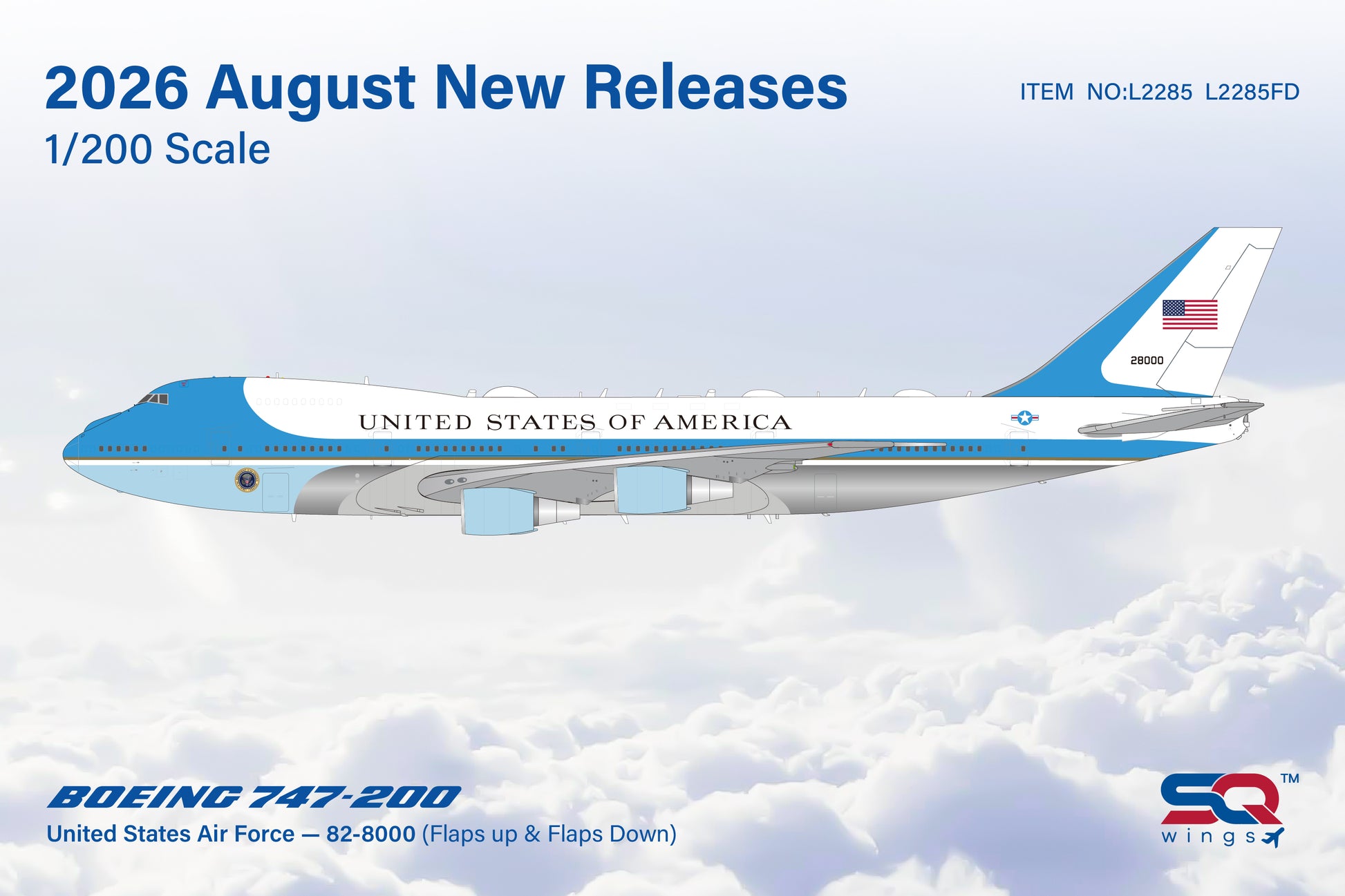 L2285 FD  B747-200  82-8000