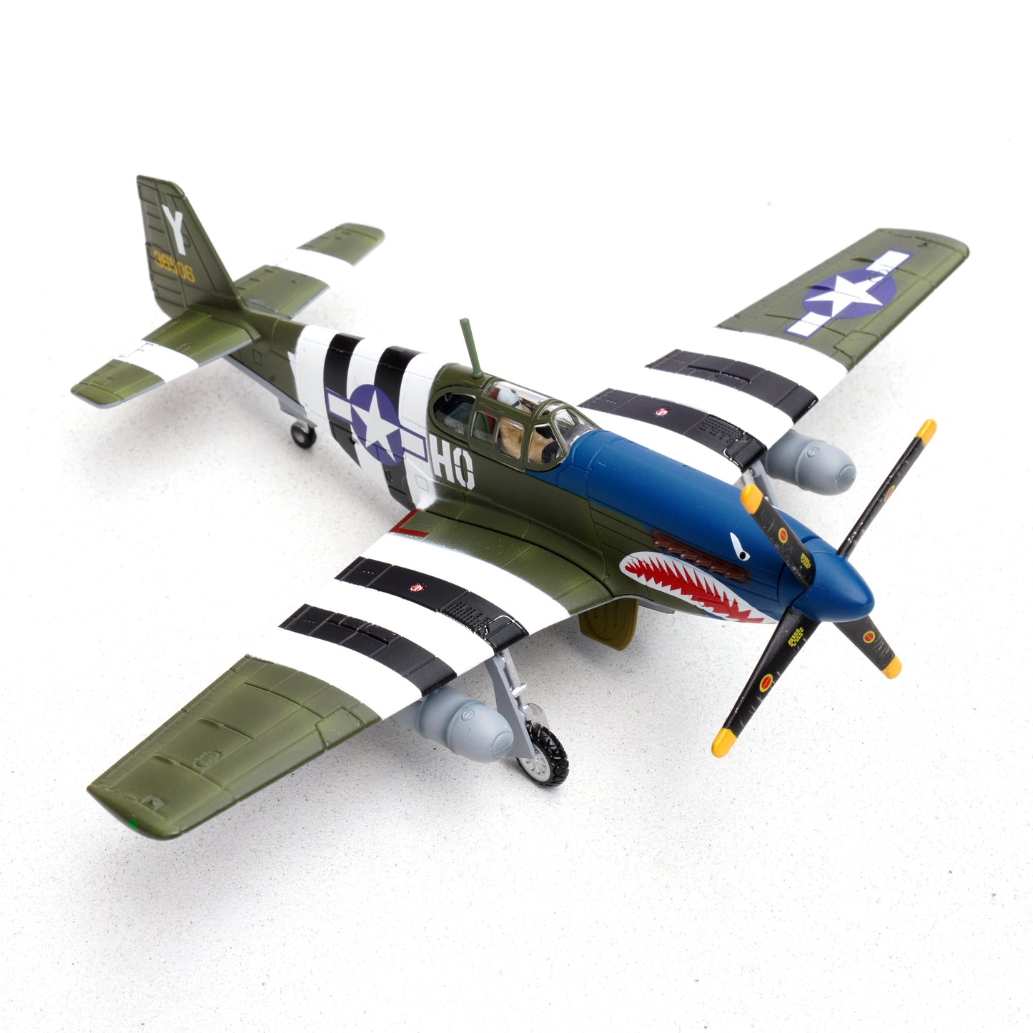 Pre-Order Legion Models LEG-14606LF 1:72 P-51B Mustang - John Bennett, 487th Fighter Squadron, 352nd Fighter Group "Blue-Nosed Bastards of Bodney," USAAF, RAF Bodney, England, 1944