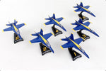 Postage Stamp PSBA001 1:150 F/A-18C Hornet Blue Angels Set
