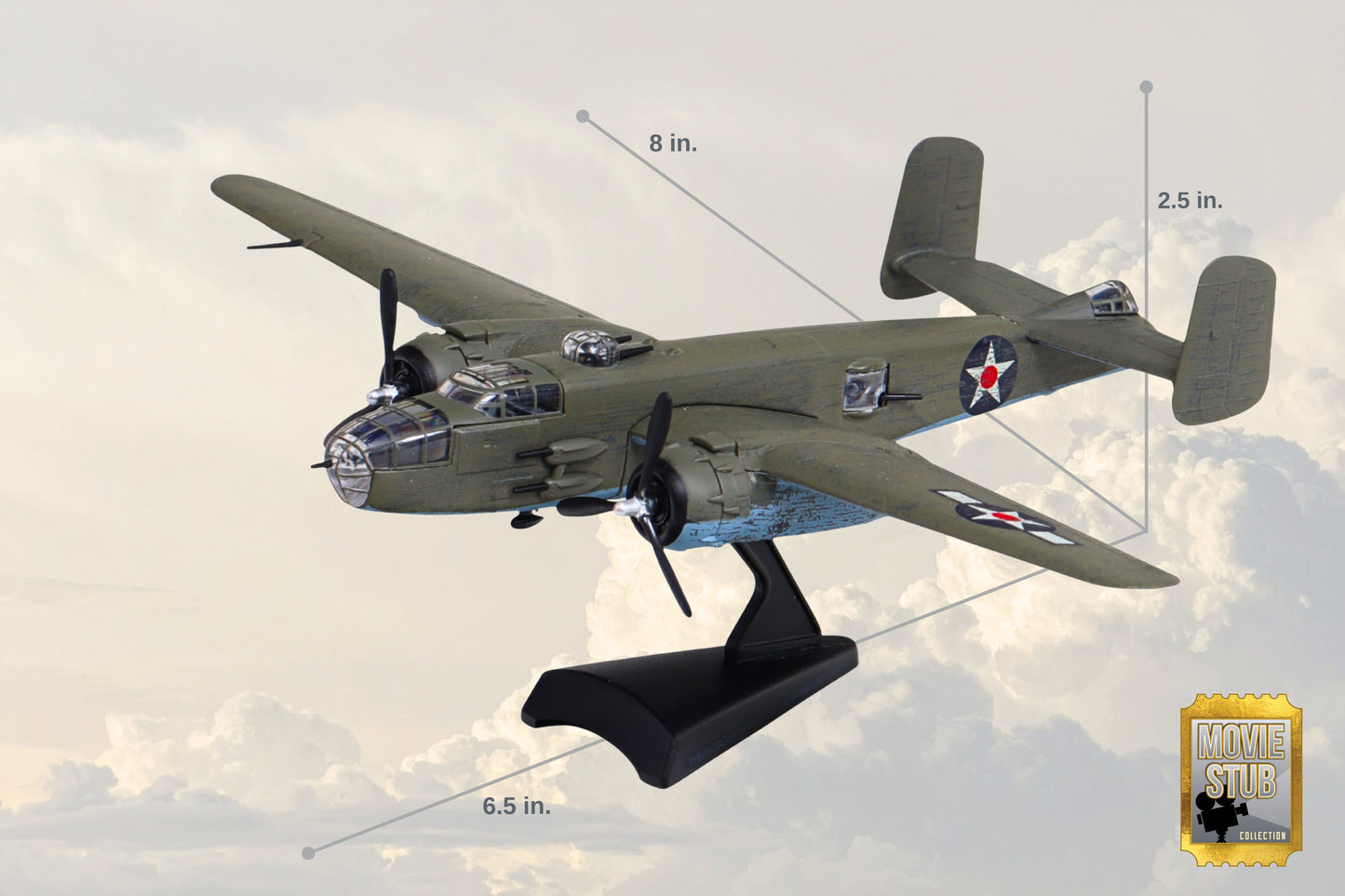 Movie Stub MV1011 1:100 B-25 Mitchell Midway