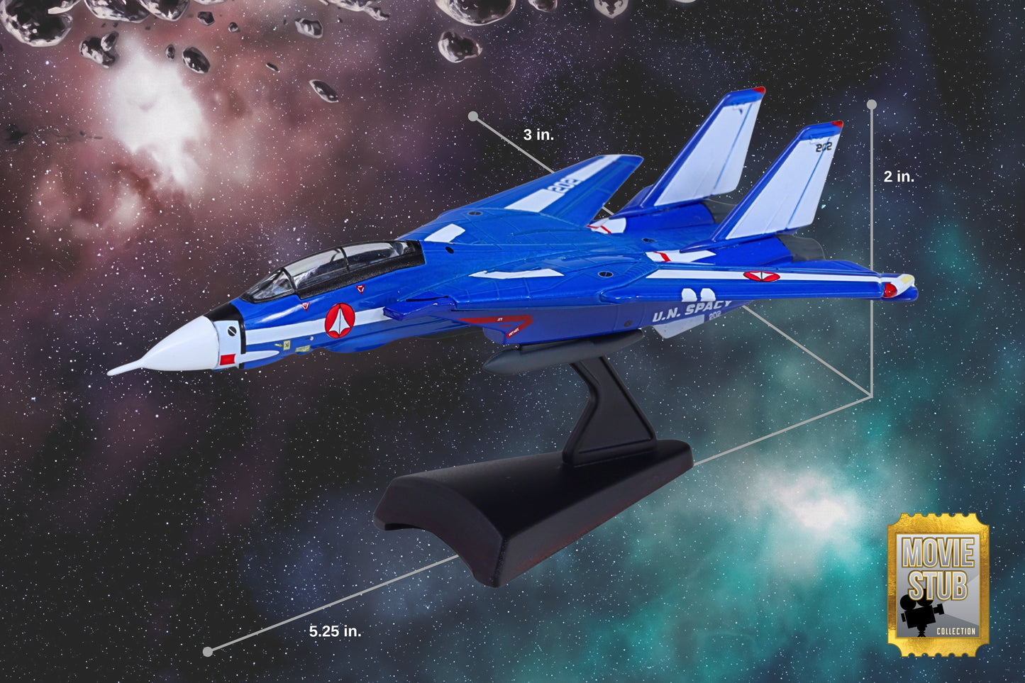 Movie Stub MV1020 1:160 VF-1J Fighter Max Sterling Robotech
