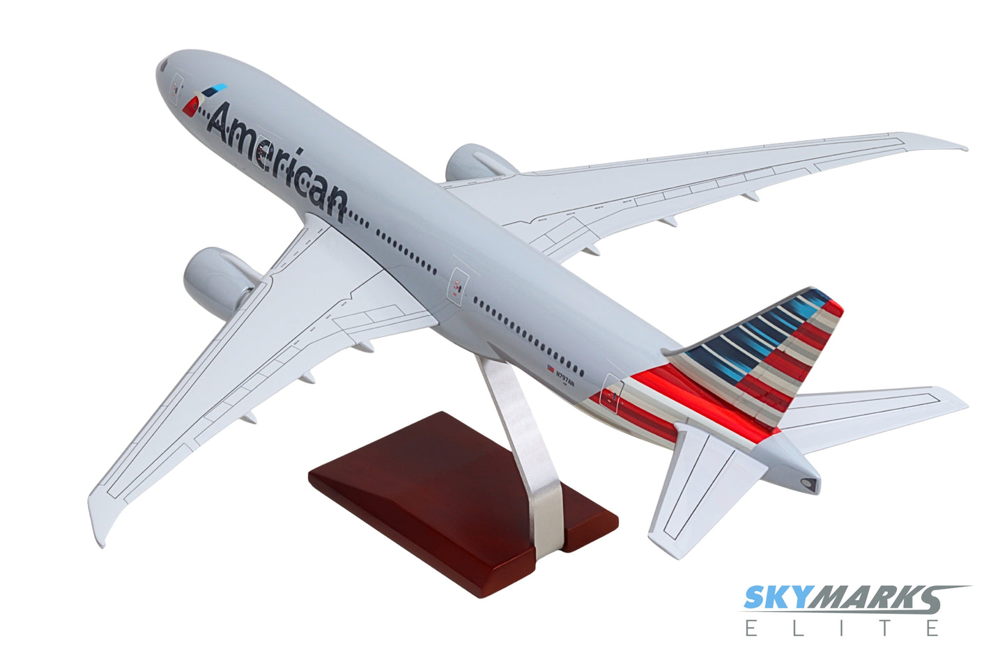 SkyMarks Elite SKG47100 1:100 American Airlines 777-200 N797AN