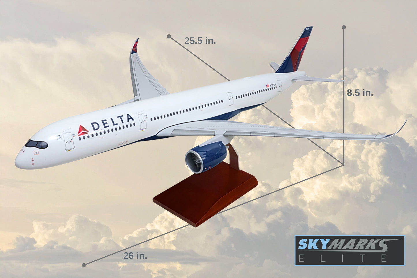 SkyMarks Elite SKG55810 1:100 Delta Air Lines A350-900 N501DN