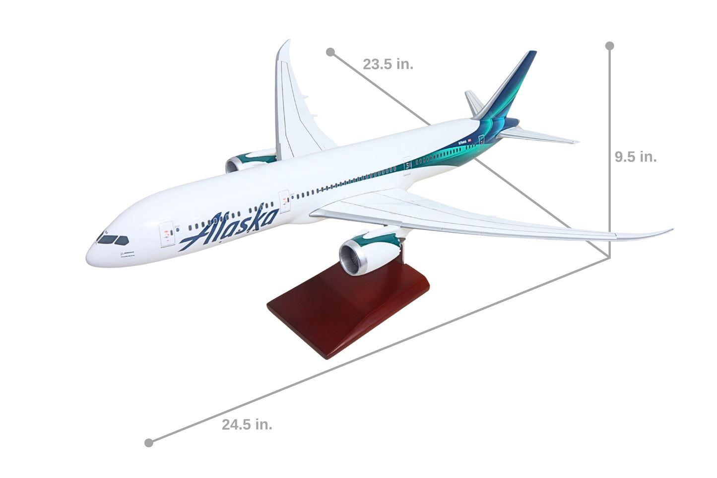 SkyMarks Elite SKG76010 1:100 Alaska Airlines 787-9 Aurora N784HA