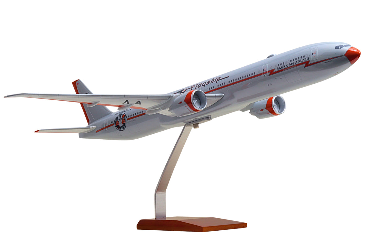 Pre-order SkyMarks Elite SKG79100 1:100 American Airlines 777-300 Flagship American Airlines 100 Years N735AT