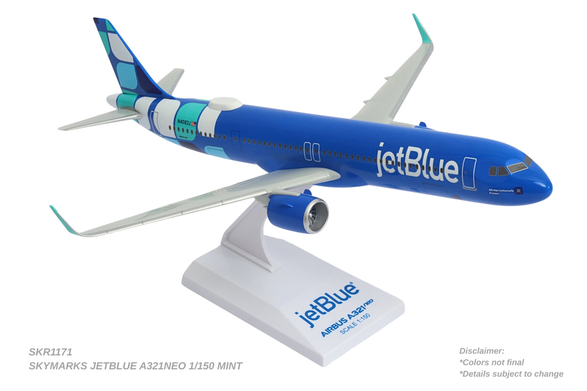 Pre-Order SkyMarks SKR1171 1:150 Airbus A321NEO Jetblue Mint N4083J