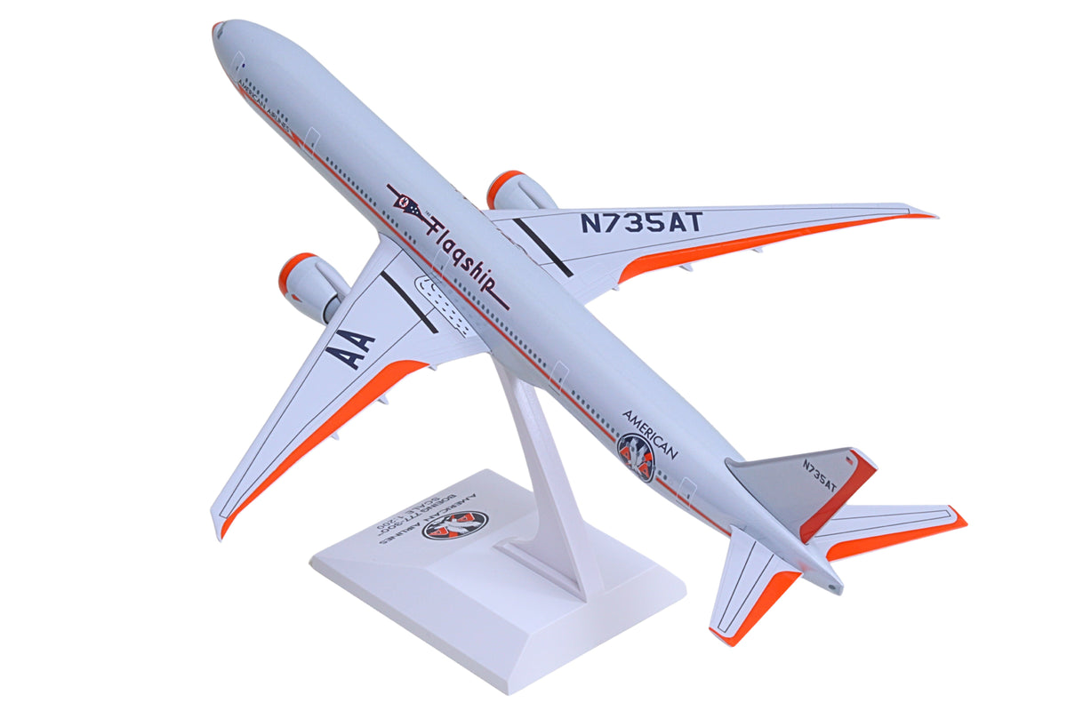 Pre-Order SkyMarks SKR1189 1:200 Boeing 777-300 American Airlines 100 Years Flagship N735AT