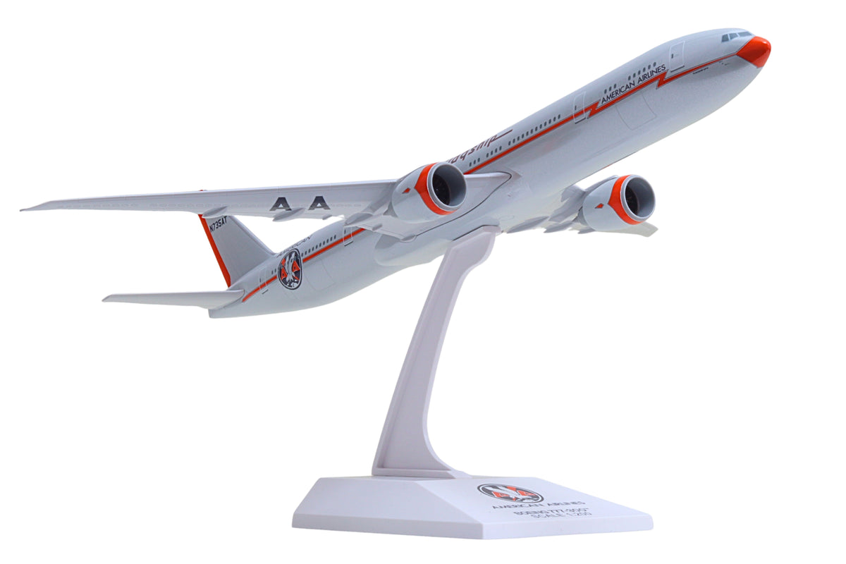 Pre-Order SkyMarks SKR1189 1:200 Boeing 777-300 American Airlines 100 Years Flagship N735AT