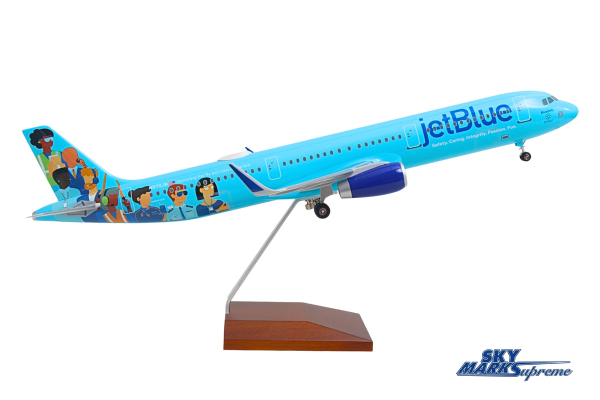 SkyMarks Elite SKR8388 1:100 JetBlue Airbus A321 N970JB BlueUnity