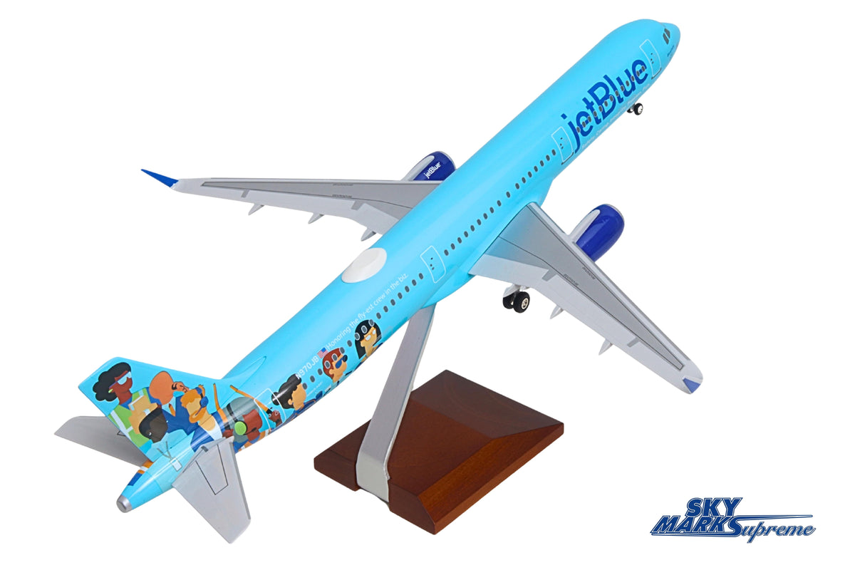 SkyMarks Elite SKR8388 1:100 JetBlue Airbus A321 N970JB BlueUnity