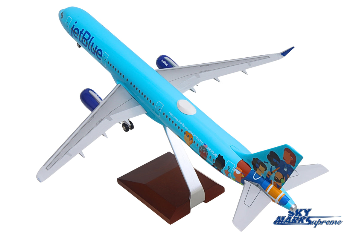SkyMarks Elite SKR8388 1:100 JetBlue Airbus A321 N970JB BlueUnity