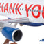 SkyMarks Elite SKR8425 1:100 Delta Air Lines Airbus A321 Thank You
