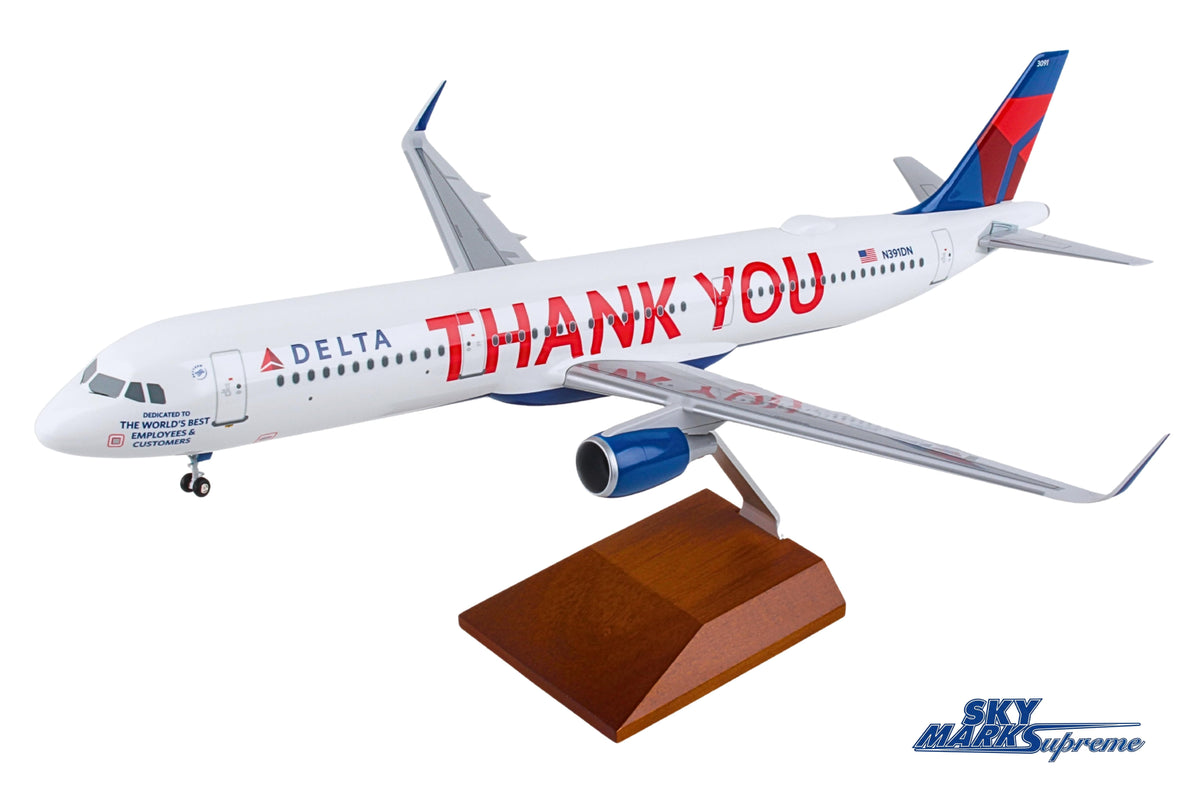 SkyMarks Elite SKR8425 1:100 Delta Air Lines Airbus A321 Thank You