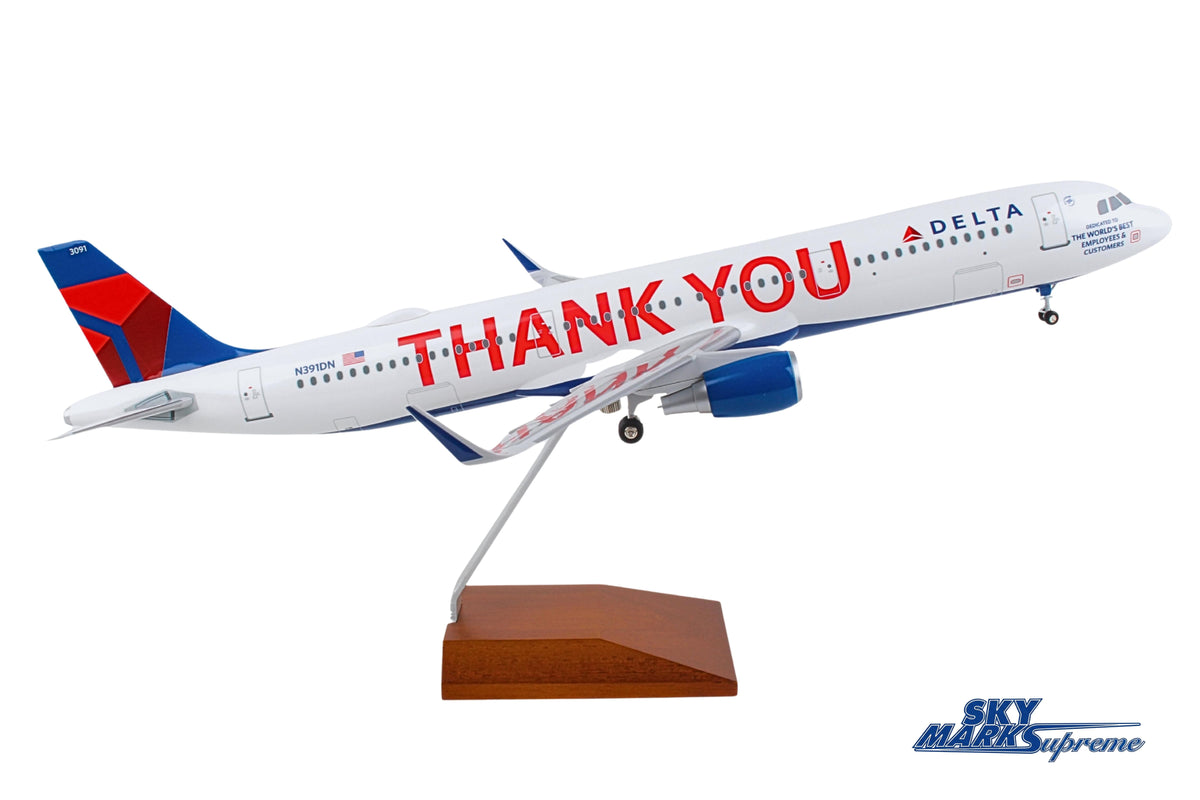 SkyMarks Elite SKR8425 1:100 Delta Air Lines Airbus A321 Thank You