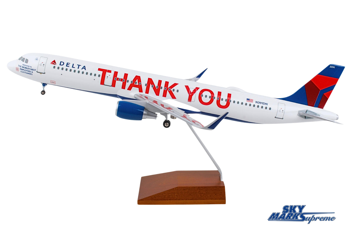SkyMarks Elite SKR8425 1:100 Delta Air Lines Airbus A321 Thank You