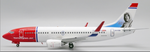 Pre-Order JC Wings XX20177 1:200 Norwegian Air Shuttle Boeing 737-300 