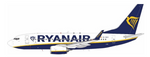 Pre-Order JFox JF-737-7-001 1:200 Ryanair Boeing 737-73S (WL) EI-SEV