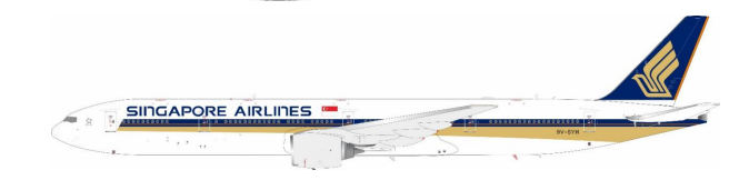 Pre-Order White Box Models WB-777-3-022 1:200 Singapore Airlines Boeing 777-321 9V-SYH