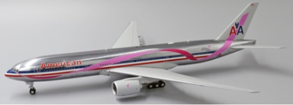 Pre-Order JC Wings XX2192 1:200 American Airlines Boeing 777-200ER "Pink Ribbon" N759AN