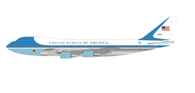 Pre-Order InFlight200 IFVC25A1226P 1:200 29000 USAF VC-25A Includes a Special Retirement Collectors’ Coin