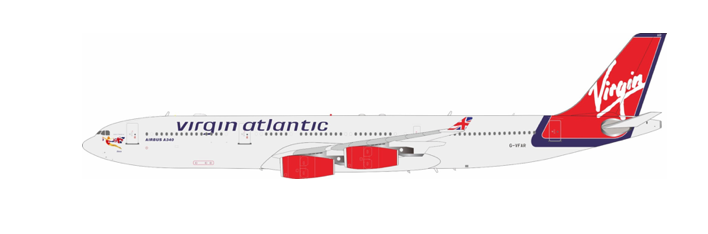 Pre-Order B-Models B-343-VFAR 1:200 Virgin Atlantic Airways Airbus A340-313 G-VFAR