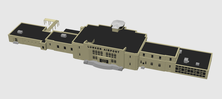 Tarmac Designs 1:200 Lunken Airport Terminal 1936 (LUK)