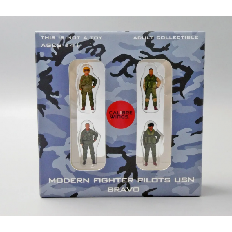 Calibre Wings CA72WS02 1:72 USN 4 Piece Pilot Figure Set
