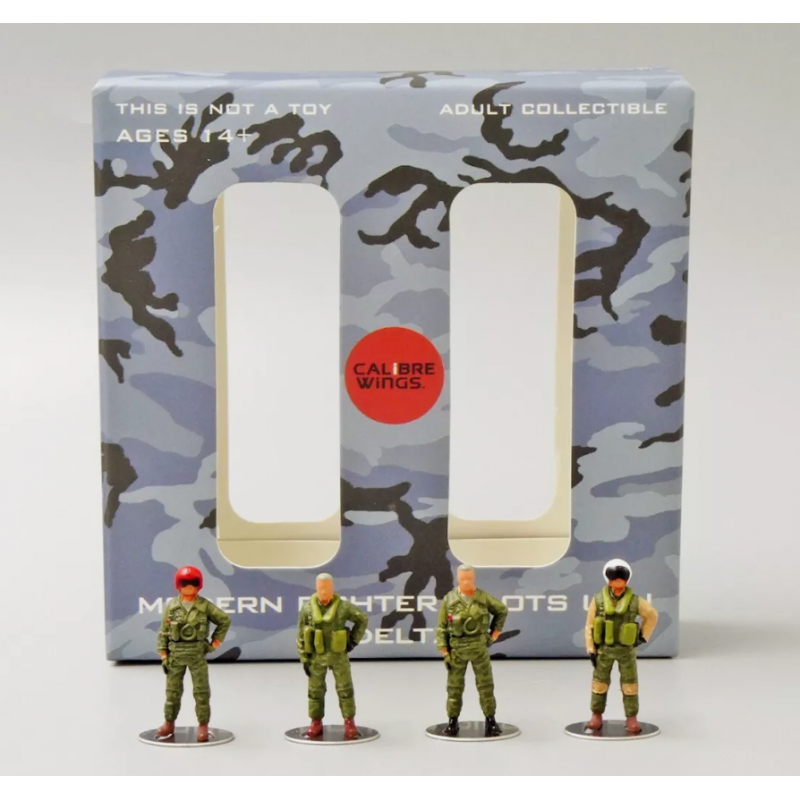Calibre Wings CA72WS04 1:72 USN 4 Piece Pilot Figure Set