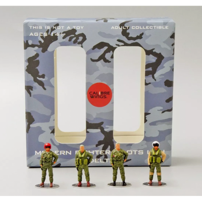 Calibre Wings CA72WS04 1:72 USN 4 Piece Pilot Figure Set