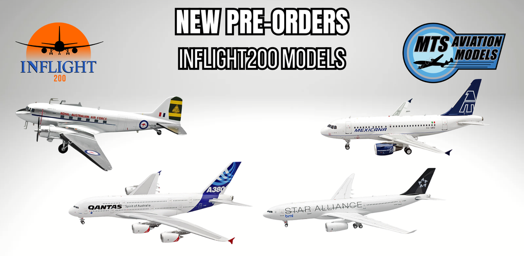 MTS Aviation Models - Gemini Jets, InFlight200, Hobby Master