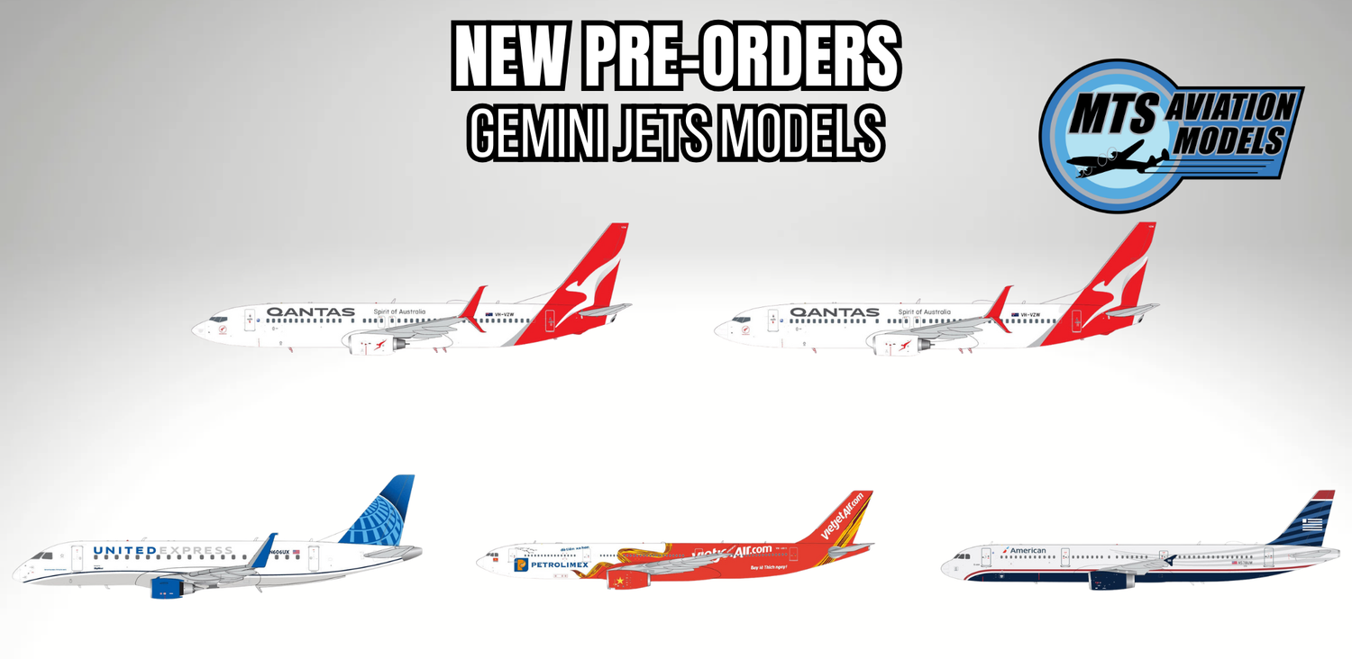 MTS Aviation Models - Gemini Jets, InFlight200, Hobby Master