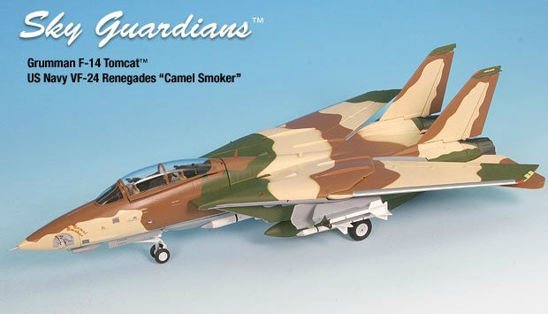 Witty Wings WTW-72-009-008 1:72 USN F-14A VF-24 Renegades "Camel Smoker"