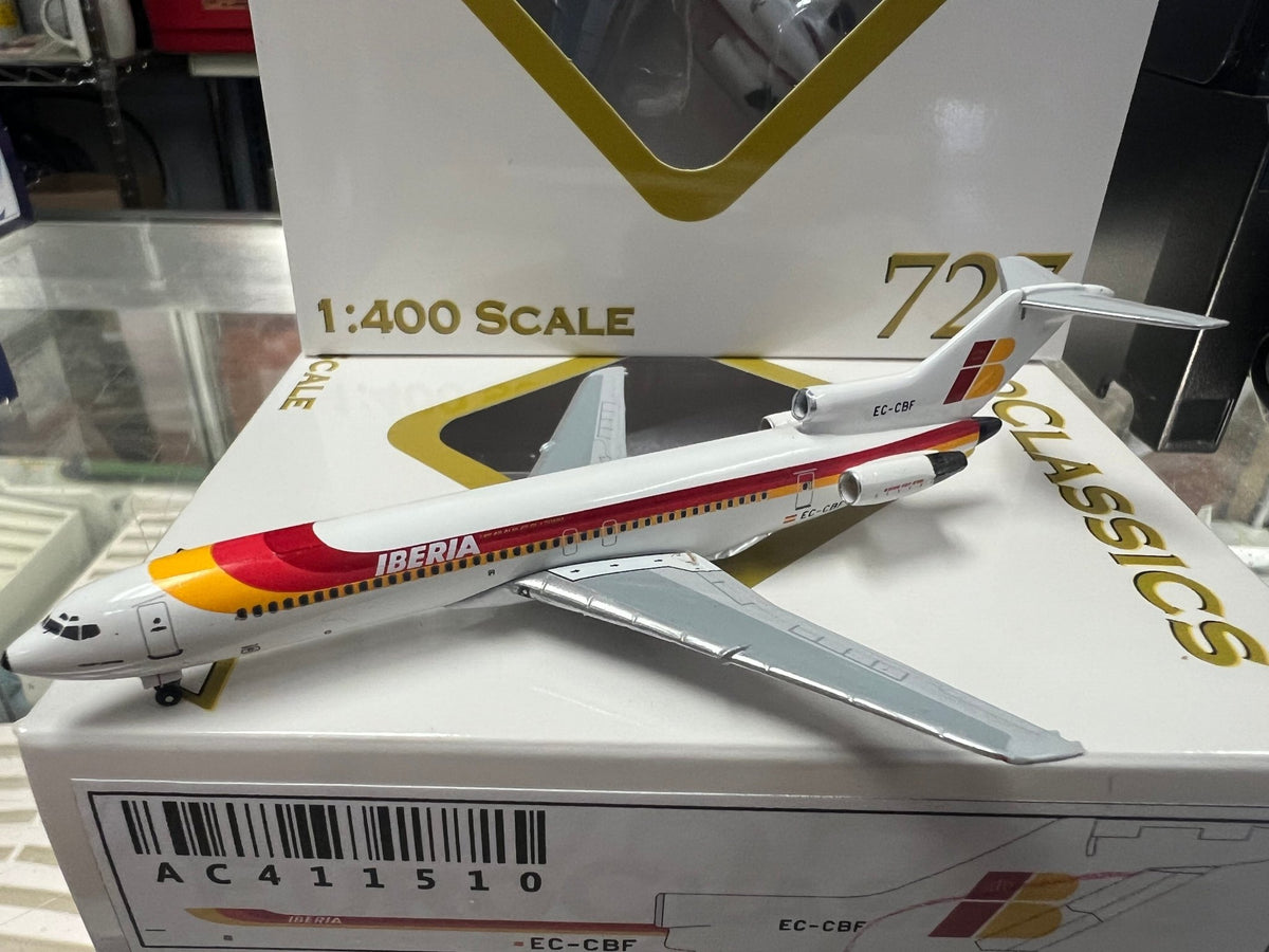 Aero Classics AC411510 1:400 Iberia B.727-200 EC-CBF