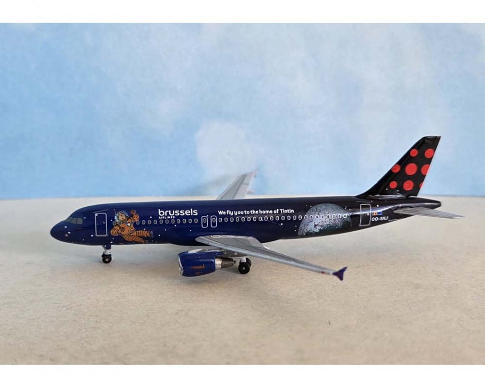 Aero Classics AC411543 1:400 Brussels Airl. A-320 "TinTin" OO-SNJ