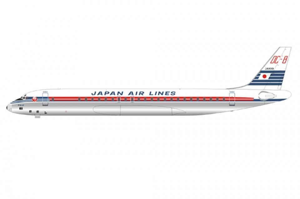 AeroClassics AC19088 1:200 Japan Air Lines Douglas DC - 8 - 30 JA8001