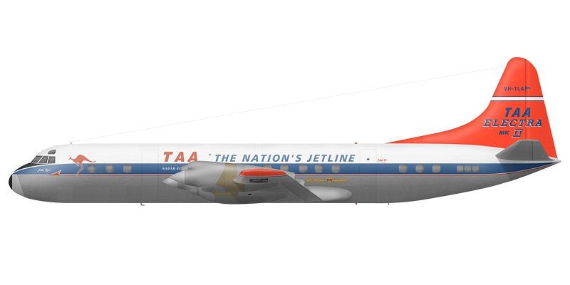 AeroClassics CA 9F1 1:200 TAA Lockheed L - 188 Electra VH - TLA