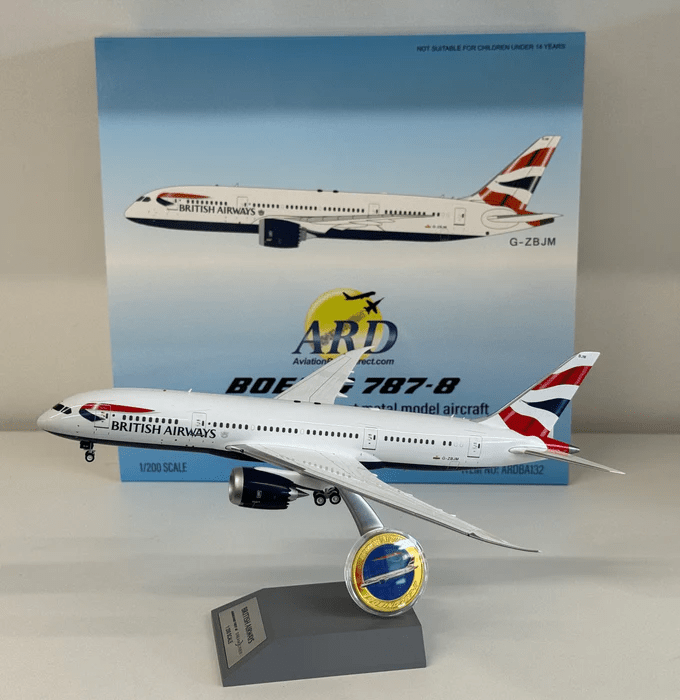 ARD200 ARDBA132 1:200 Boeing 787 - 8 Dreamliner British Airways G - ZBJM