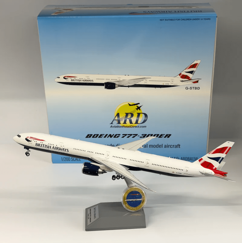 ARD200 ARDBA138 1:200 British Airways 777 - 36N/ER G - STBD