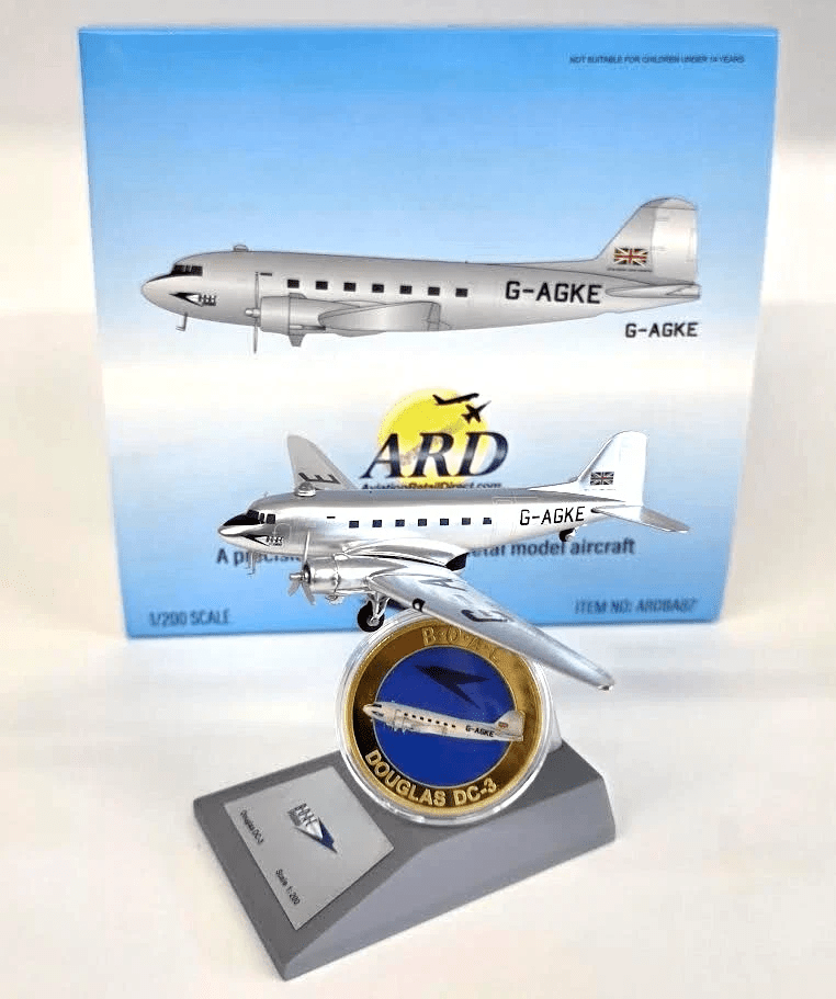 ARD200 ARDBA87 1:200 BOAC Douglas DC - 3 G - AGKE