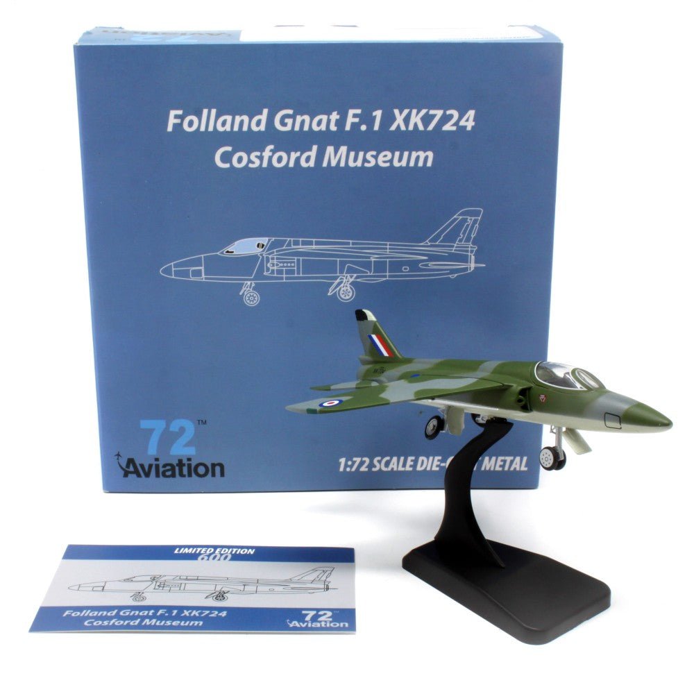 Aviation 72 AV72 - 28001 1:72 Folland Gnat F.1 – XK724, RAF Cosford Museum